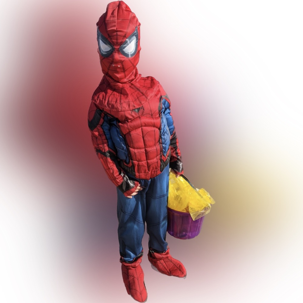Spider man costume.